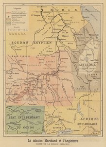 Map of the Region of Africa Explored by the Marchand Expedition